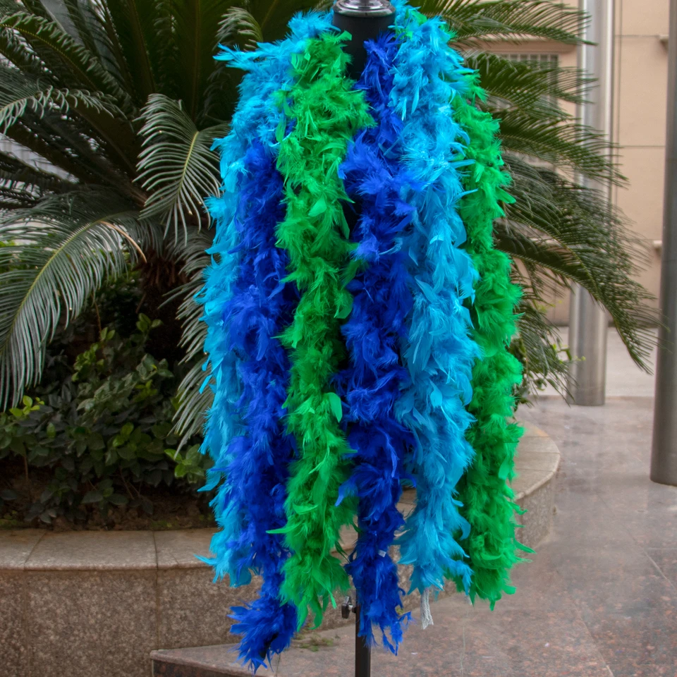 Garniture En Plumes Pour Vêtements Artisanat Couture Décoration, 2m Fluffy Plume De Dinde Garniture Pour Artisanat Costume Robe Chapeau DIY