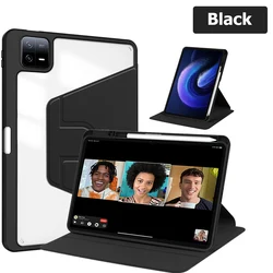 Smart 360° Rotating Tablet Case - Premium Protective Cover with Versatile Viewing Angles - Pad 5 11 (Black)