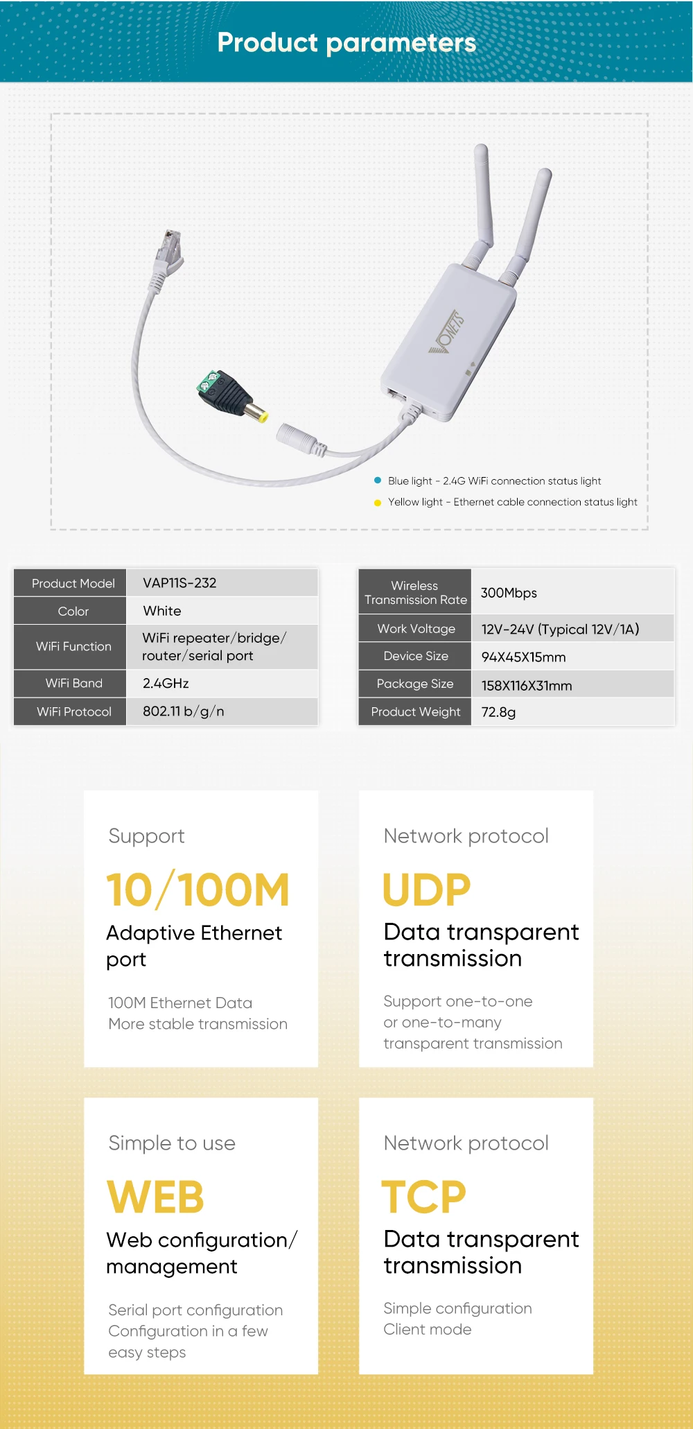 roteador sem fio, WiFi Hotspot Signal Extender