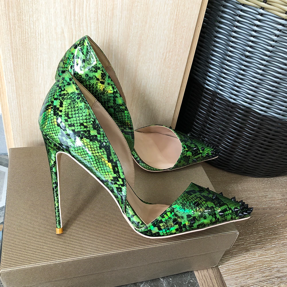 Alice + Olivia snakeskin Larimer pumps | Snakeskin heels, Shoes women heels,  Alice olivia shoes