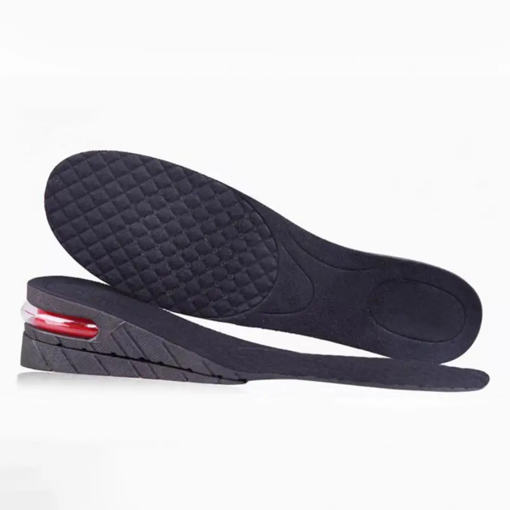 

1 Pair Heel Insert Wear-resistant Soft Breathable for Men Women Height Increase Insole Cushioned Heel Insert