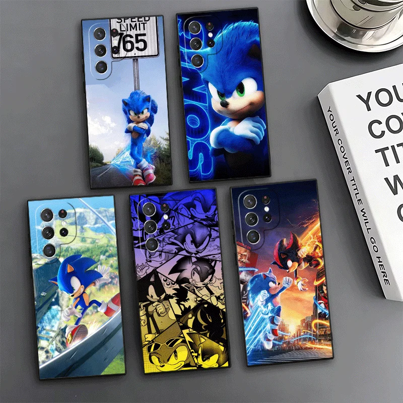 Super S-Sonics Cartoon Customized Phone Case with Edge Pattern