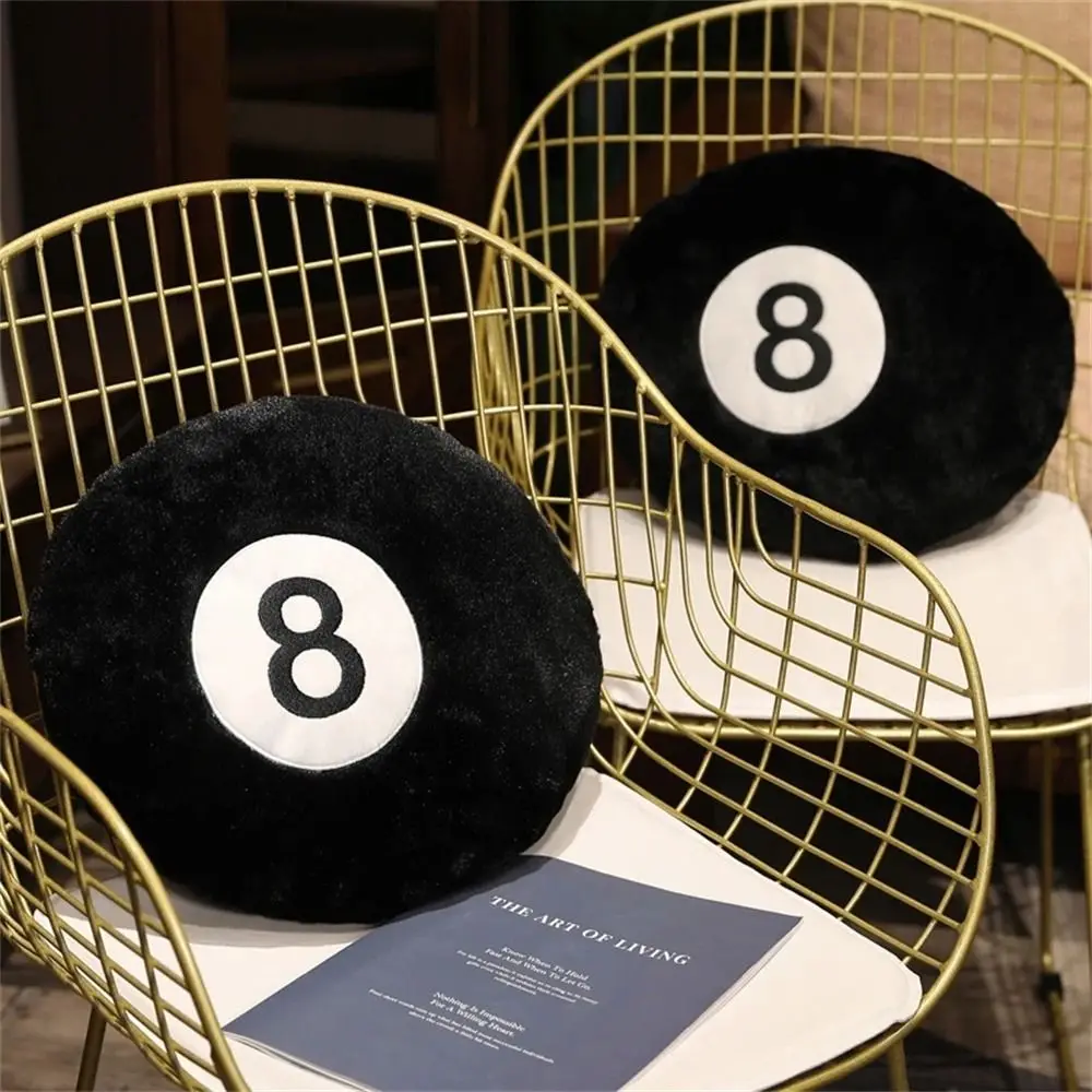 35/50CM Stuffed  Eight Balls 8 Ball  Pillow Simulation Billiards  Toys Billiards 8 Ball  8 Ball Plushies