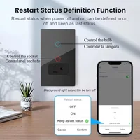 Melery Wifi Smart Tuya Light Switch Stairs Mexico US Wall Socket Plug Outlet Intelligent Glass Panel Remote Alexa Google Home - Image 4