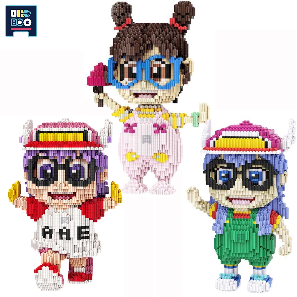 

Anime Cartoon Girls Characters Series Model Building Blocks Mirco City Creative Mini Bricks Toys for Children Kids Gifts
