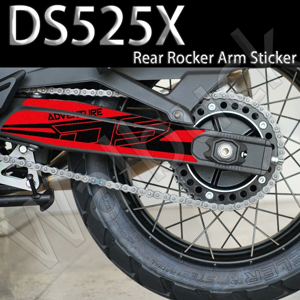 3M Motorcycle Swing arm Decal Waterproof Rotating Shaft Swingarm Stickers Frosted Protective Accessories For VOGE ds525x DS525X