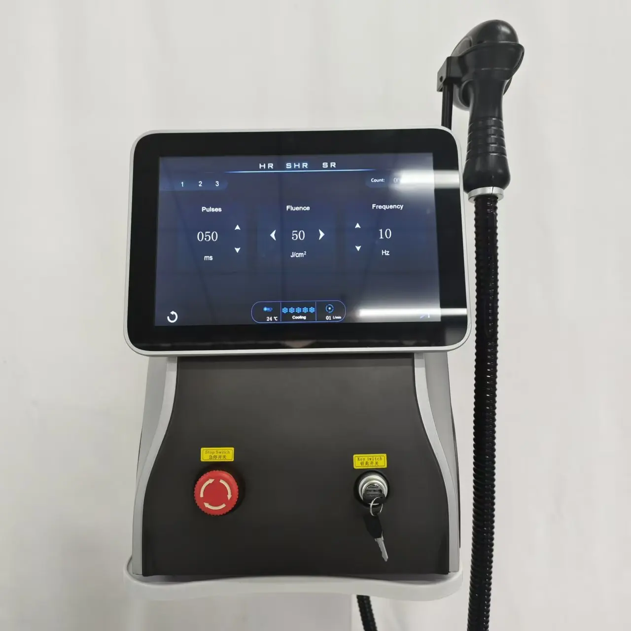 Professional Secondary Tube Laser Hair Removal 5000W 4 Wavelength 10 Target Permanent Painless Hair Removal Beauty Equipment 1