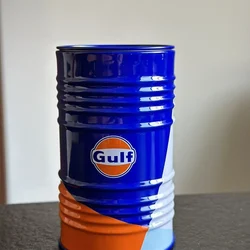 Gulf Racing Car Die - Cast Metal Box Ornament - Collectible Home & Garden Decor Gift (Gulf C)