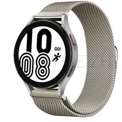 Elegant Milanese Loop Watch Strap - Premium Stainless Steel Mesh Bracelet, 20mm/22mm for 22MM watch band (Vintage gold 10)