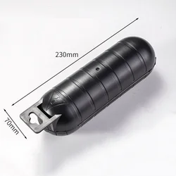 Waterproof Indoor/Outdoor Socket Safety Cover and Cable Protection Box (Black 1Pcs)