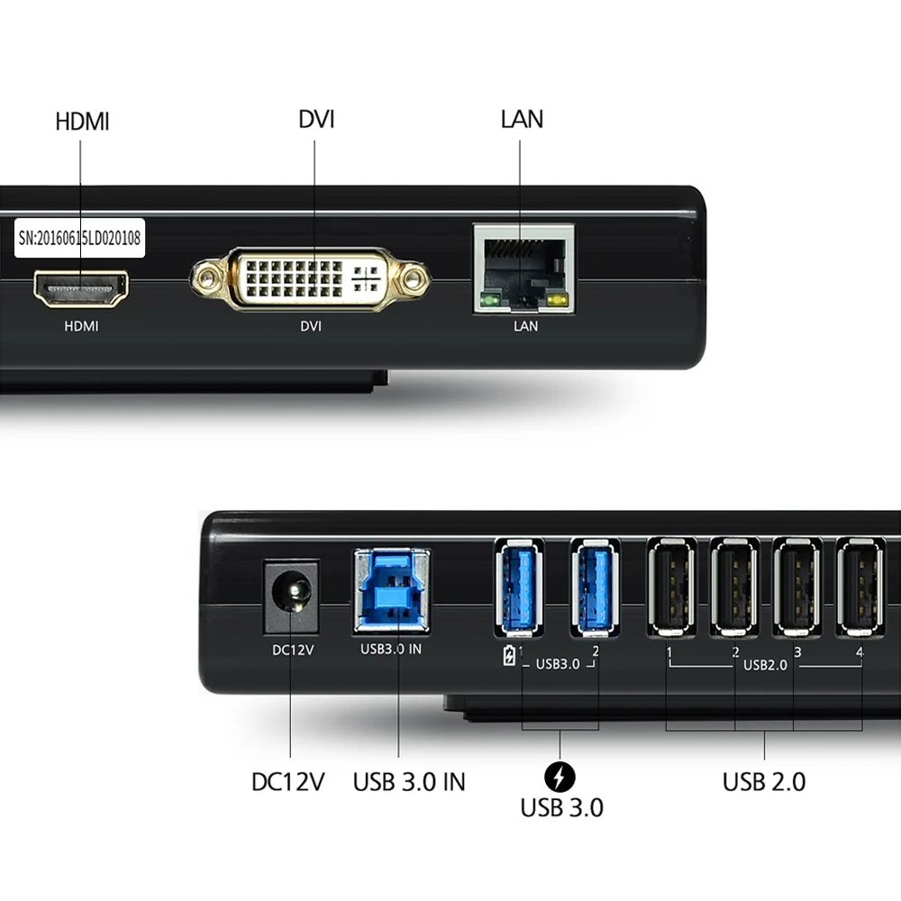 Wavlink USB 3.0ユニバーサルディスプレイリンクステーション