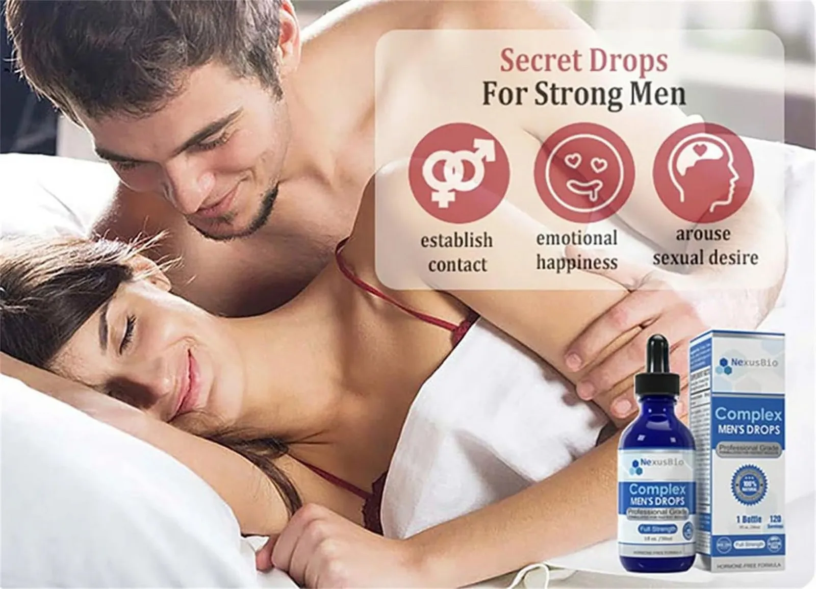 Men's Drops Oil 30ml for Desire Increase