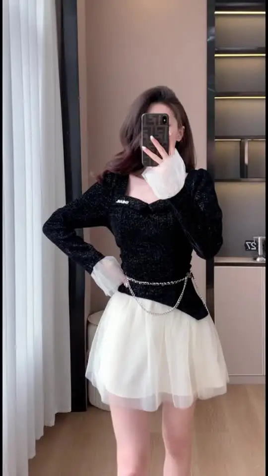 Женское розовое лоскутное белое сетчатое плиссированное платье из синели