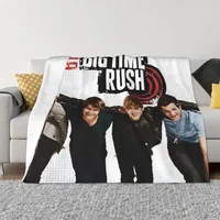 BIG TIME RUSH Boy Group Throw Blanket Personalized Soft Blankets and Throws for Sofa Bed Home Decor Outdoor Portable Blanket 2
