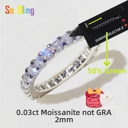 Elegant S925 Sterling Silver Ring with Fine Cubic Zirconia - 8 (Platinum)
