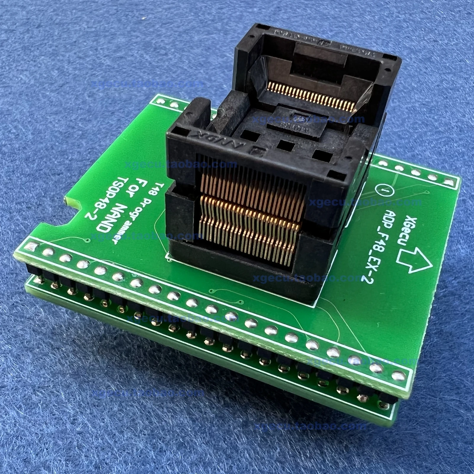 Programador Adaptador Queima Nand Flash Chips Adp_f48_ex2 Tsop48 T48