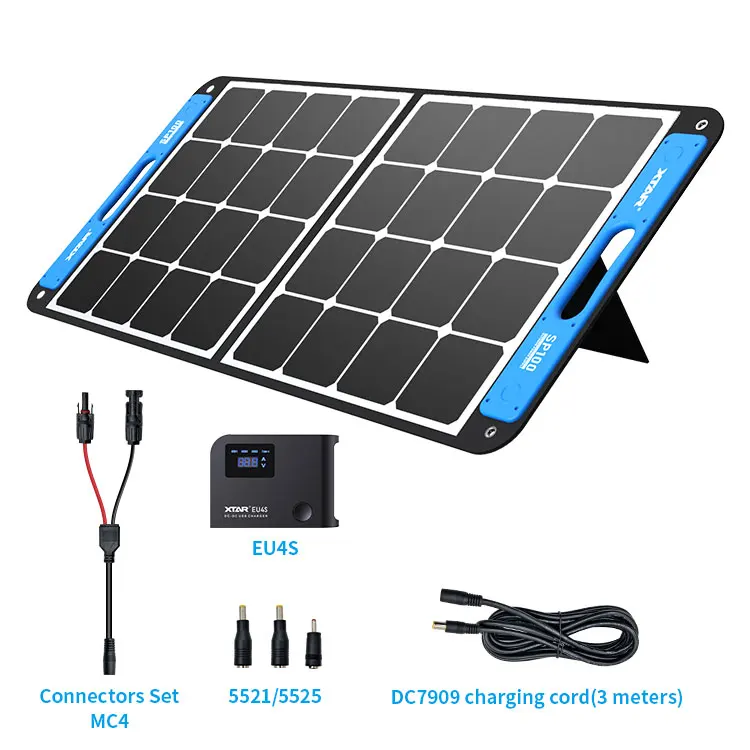 YYHC-High Efficiency Outdoor Portable Solar Generator Waterproof 100w Foldable Solar Panel Charger for Camp