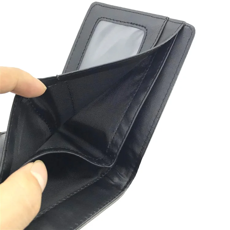 Horké běs přemožitelka kamado tanjirou náprsní taška kreslený měšec kůže krátký wallets pro muži ženy