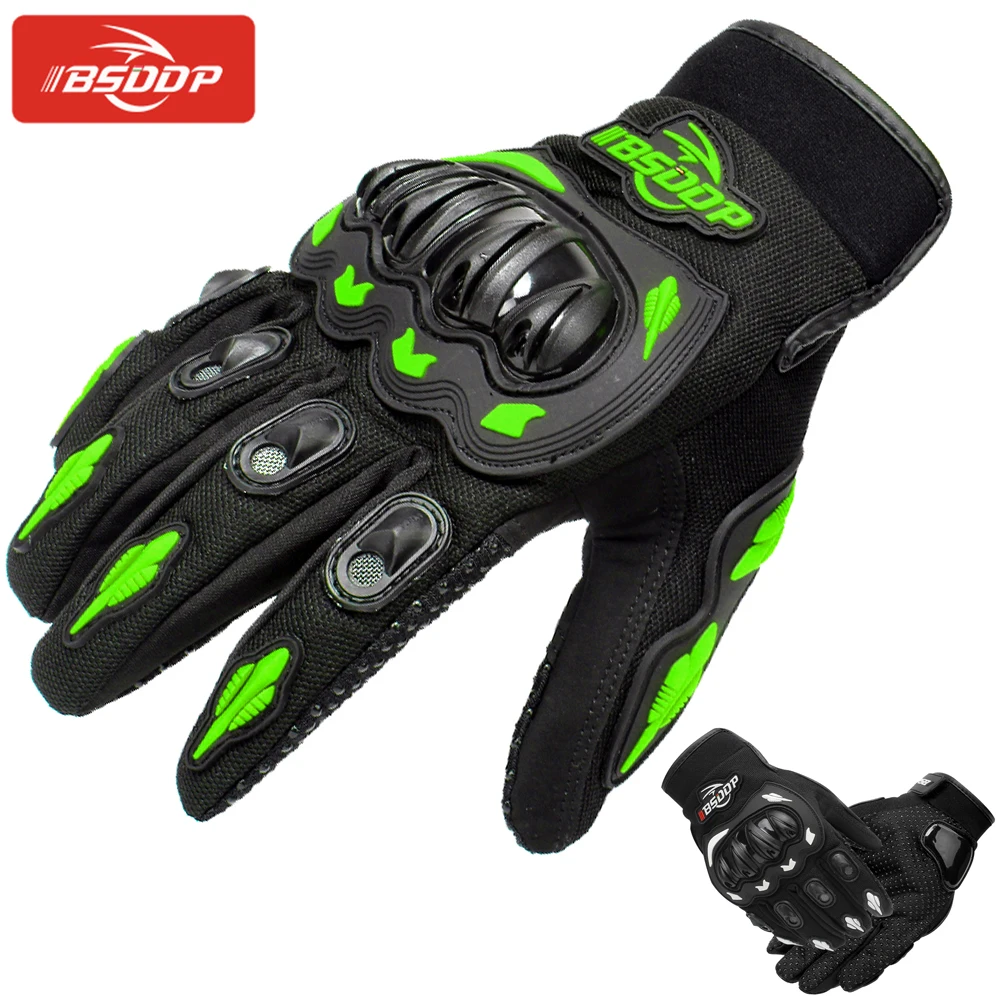 

BSDDP Motorcycle Gloves Full Finger Touchable screen Riding Moto mountain bike Motocross For Kawasaki Z750S Z800 Z900 Z1000 ZX6R