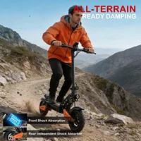 Trottinette électrique tout-terrain AOVOPRO 1200W haute performance avec contrôleur APP intelligent, batterie 13.5AH, autonomie d'environ 50 km, trottinette électrique pour adultes 5