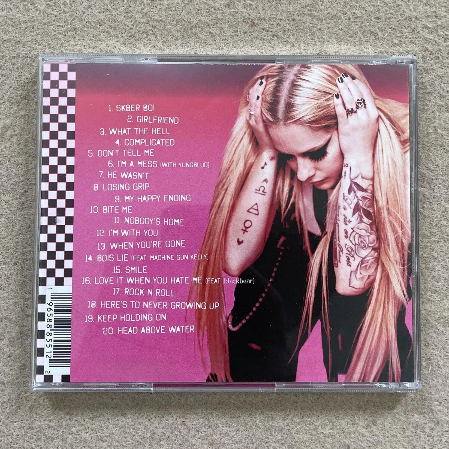 Vintage Pop Punk Female Vocal Music CD with Retro Grunge Style Pink Cover - Audiophile Collectible