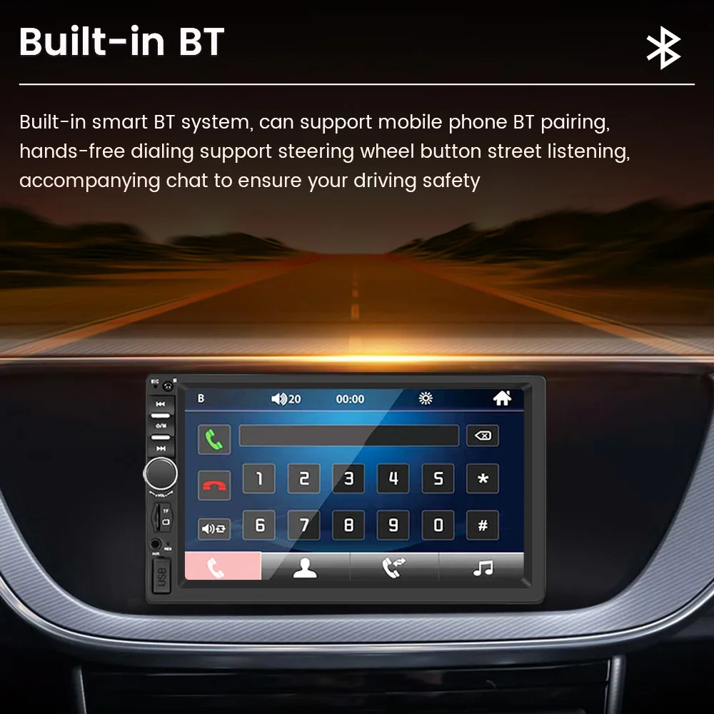 7 Inch HD 2Din MP5 Player Car Radio Multimedia Player Intelligent System For Universal Autoradio MP5 MP3 Car Stereo Autoradio