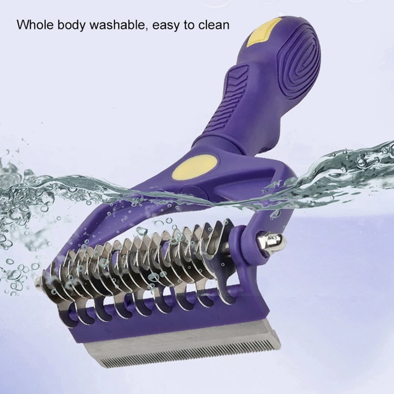 

Многофункциональная Расческа для удаления волос Pet 3 в 1, расческа для удаления плавающих волос, расческа из нержавеющей стали, инструмент для удаления волос