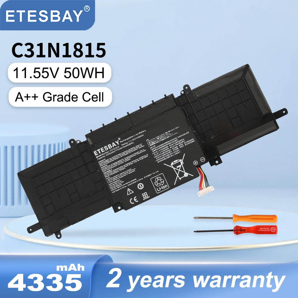 

ETESBAY C31N1815 Laptop Battery For ASUS Zenbook 13 UX333 UX333F UX333FA UX333FN RX333F RX333FA RX333FN BX333F BX333FA BX333FN