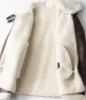 New Warm Cashmere Coat Brand Leather Jackets Thickened Warm Sheepskin Leather Coat  Men's Luxury Fur Lamb Wool Leather Coat 3