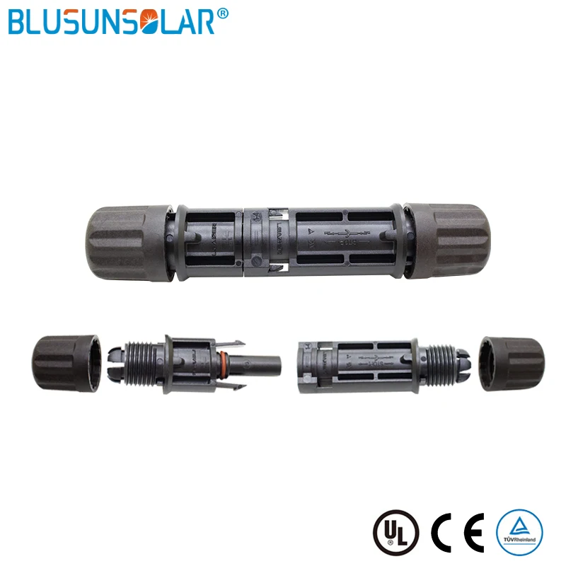 Conector Solar TUV 1500V, enchufe Solar 30A para Panel Solar, resistente a  los rayos UV