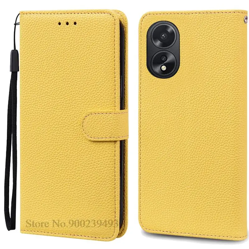 Leather Flip Wallet Phone Case with Silicone Cover - Elegant Design