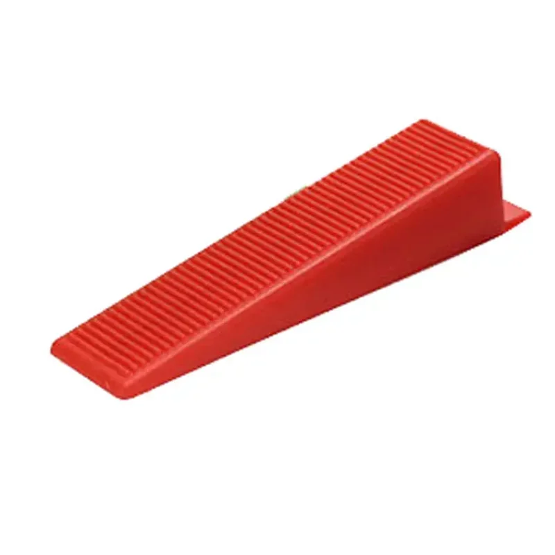 Tile Leveling Tools Tile Spacers Tile Leveling Clips 100PCS Red Plastic Wedges