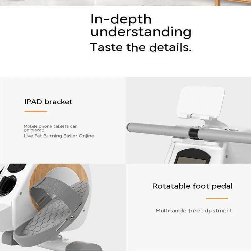 Rowing machine Commercial Fold Sound off Superburning fat Multi range adjustment Fitness equipment Aerobic exerciser eluctance
