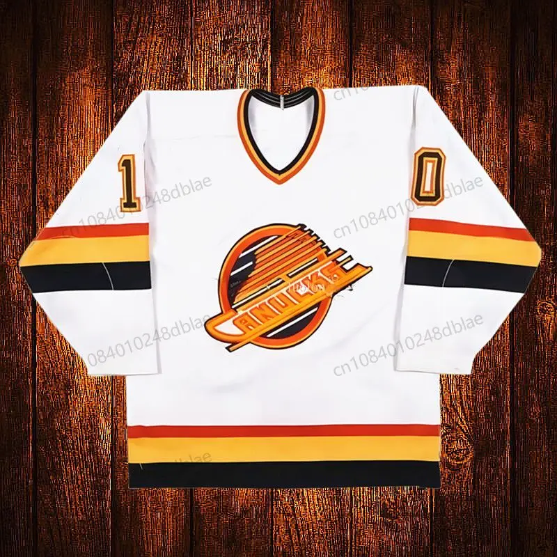 Vintage 1991-92 Vancouver 10 Pavel Bure Embroidery Hockey Jersey Youth Kids Adult Any Size And name Jersey 99
