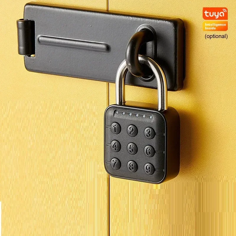 EGFirtor Tuya Smart Home Biometric Digital Padlock IP67 Waterproof Smart Door Lock Cabinet Lock Gym Wardrobe Door Password Lock 2