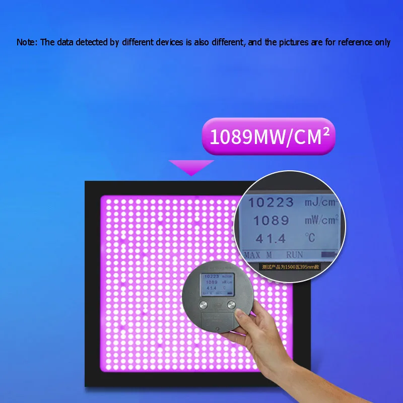 콜드 윈드 15000W 395nm/405nm/385nm/365nm LED UV 경화 램프 자외선 무영 접착제 크리스탈 드롭 접착제 수지 잉크 페인트 경화