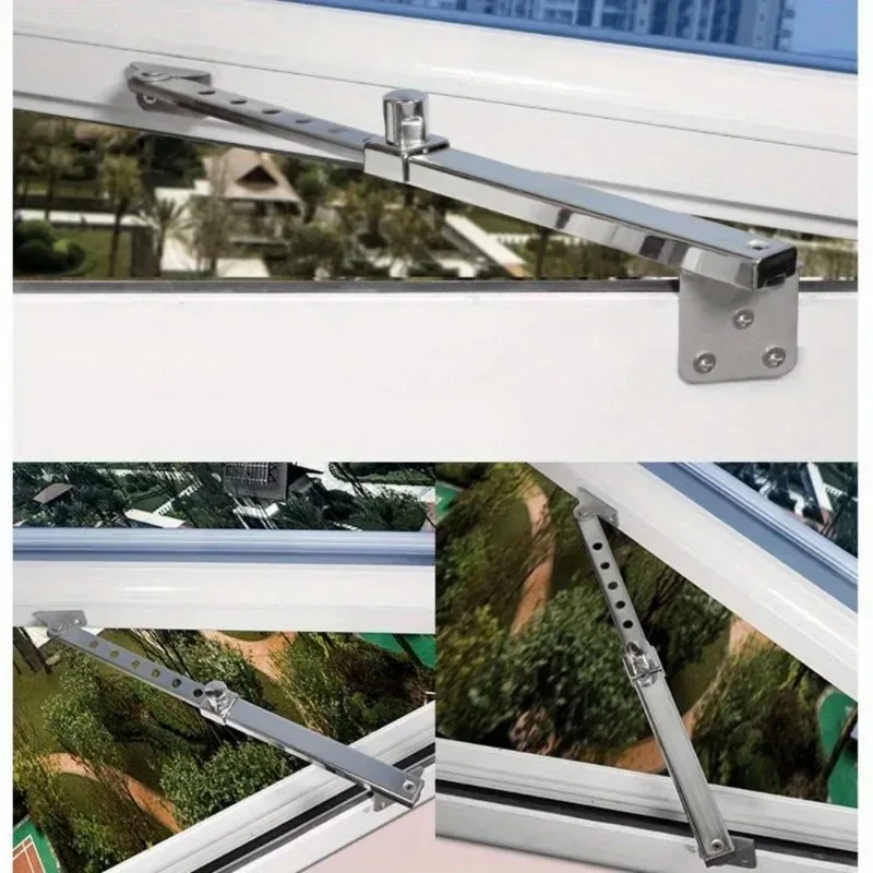 1 PCS Stainless Steel Telescopic Window Limiter Angle Controller Safety Fixed Sliding Bracket Door and Window Accessories