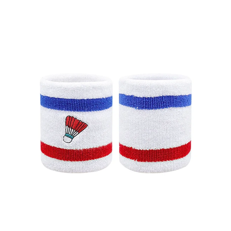 2Pc Wrist Guard Polyester Cotton Unisex Sport Sweat Band Wrist Protector Gym Running Safety Support Brace Wrap Bandage