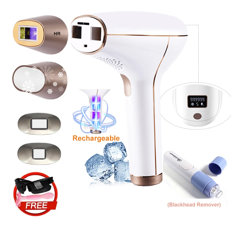 آلة لنزع الشعر بالليزر اللاسلكية القابلة لإعادة ال...