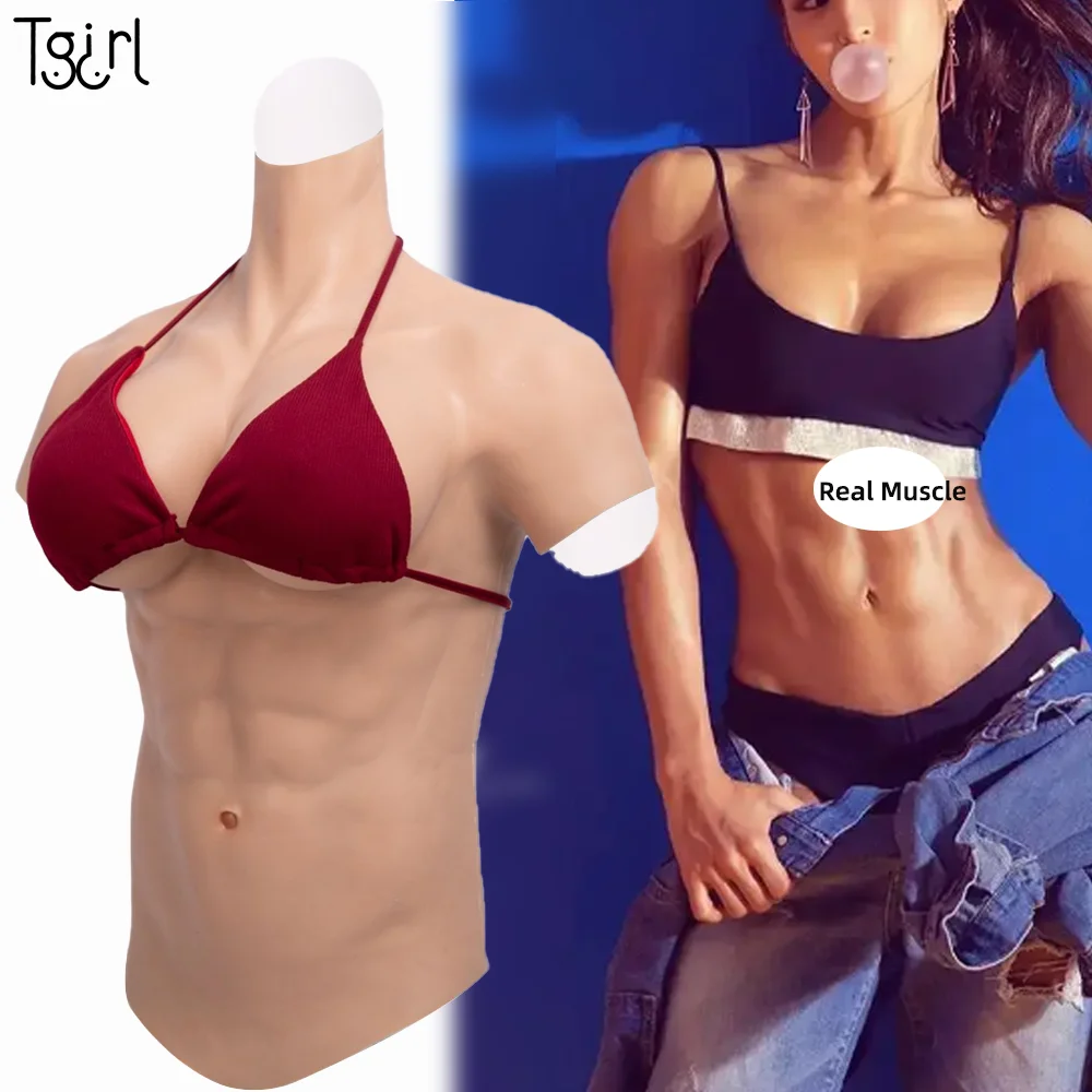 Tgirl Fake Muscle Big Seni Cosplay Suit Muscle Silicone Crossdress Transgender Sissy Costume Dragqueen Vajra Barbie Goddess