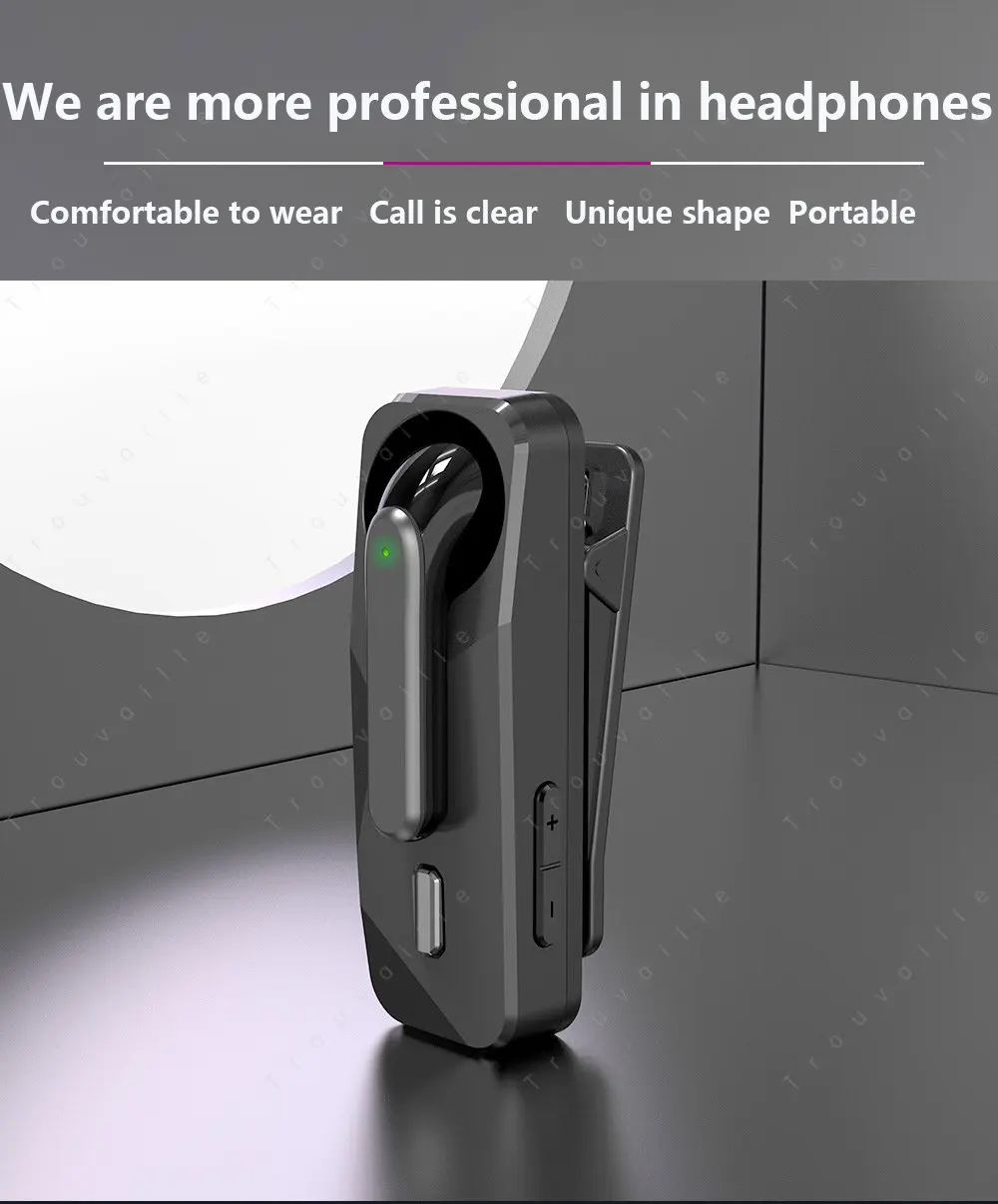 fio fone de ouvido de negócios com