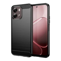 Wire Drawing Flexible TPU Shockproof Protective Case for OPPO A6t Pro 5G (Black)