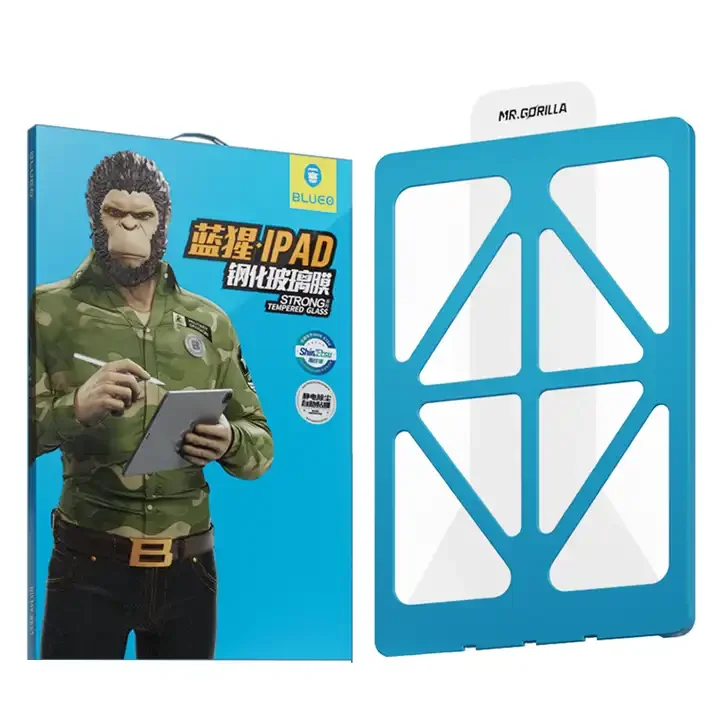 original Blueo iPad HD Tempered Glass With Applicator For iPad screen protector iPad Pro