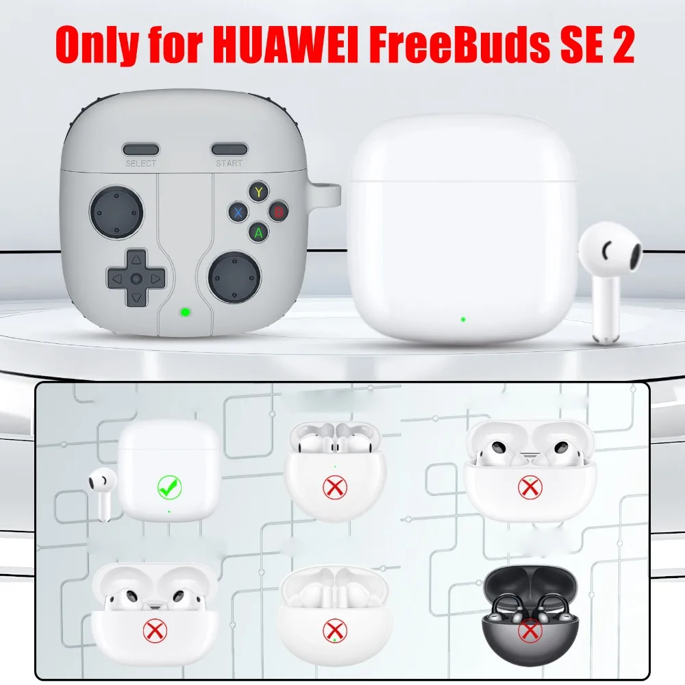 Cartoon Style 3D Silicone Earphone Protective Cover - Dustproof Game Console Design