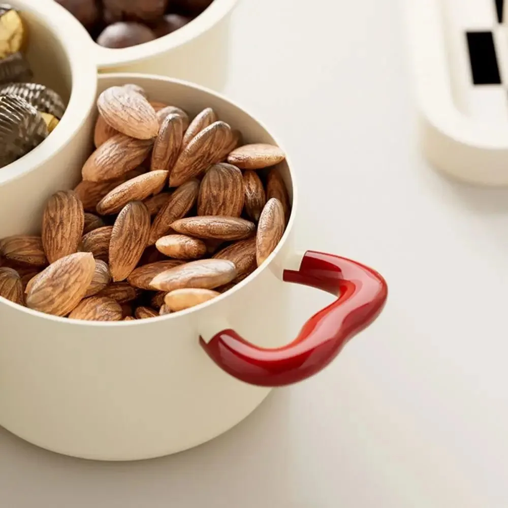 Thickened 2 in 1 Dried Fruit Plate Creative Double-layered Fruit Washing Basin Multi-function Portable Fruit Drain Basket Picnic