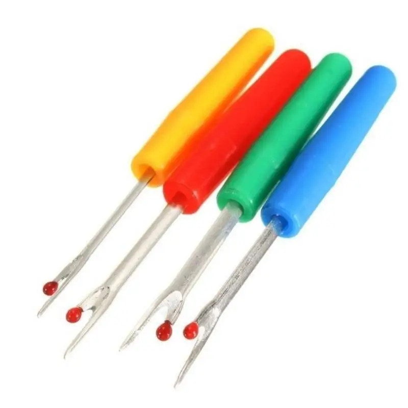 4Pcs Sewing Kitchen Convenience Accessories Household Tools Cross-stitch Thread Stripper Removal Fork Take-up Manual
