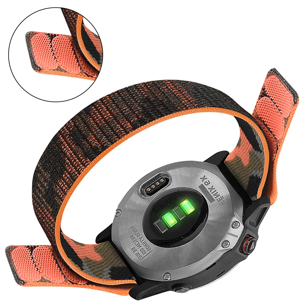 Ultra-Slim Feather-Light Nylon Loop Strap, QuickFit Design (22mm & 26mm)