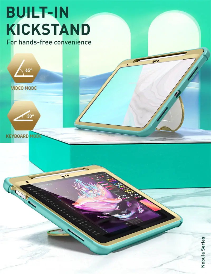 para ipad cosmo corpo inteiro capa protetora para ipad gen com protetor de tela titular lápis