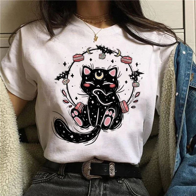 

New Short-Sleeved T-Shirts, Cute Cats, Animals Funny Women'S Tops Casual Women'S Fashion, Beautiful Summer Female Tshirt Tops