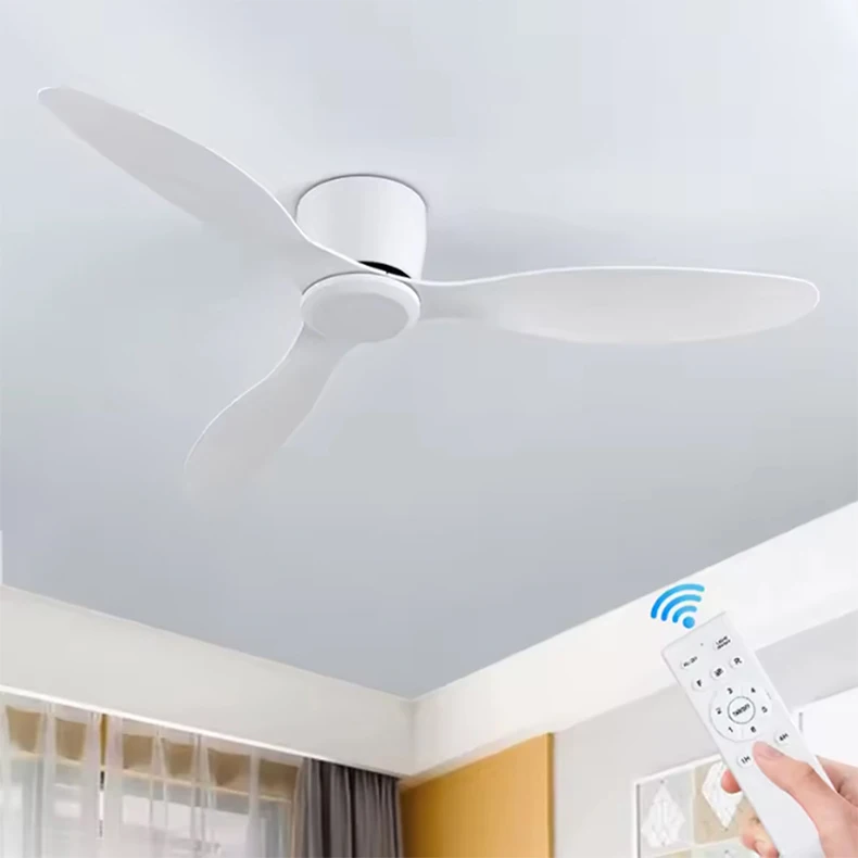 Description Picture 3 of itemModern Ceiling Fan Low Floor DC Motor Remote Control Large Household Fan Without Light for Living Room Bedroom Electric Fan